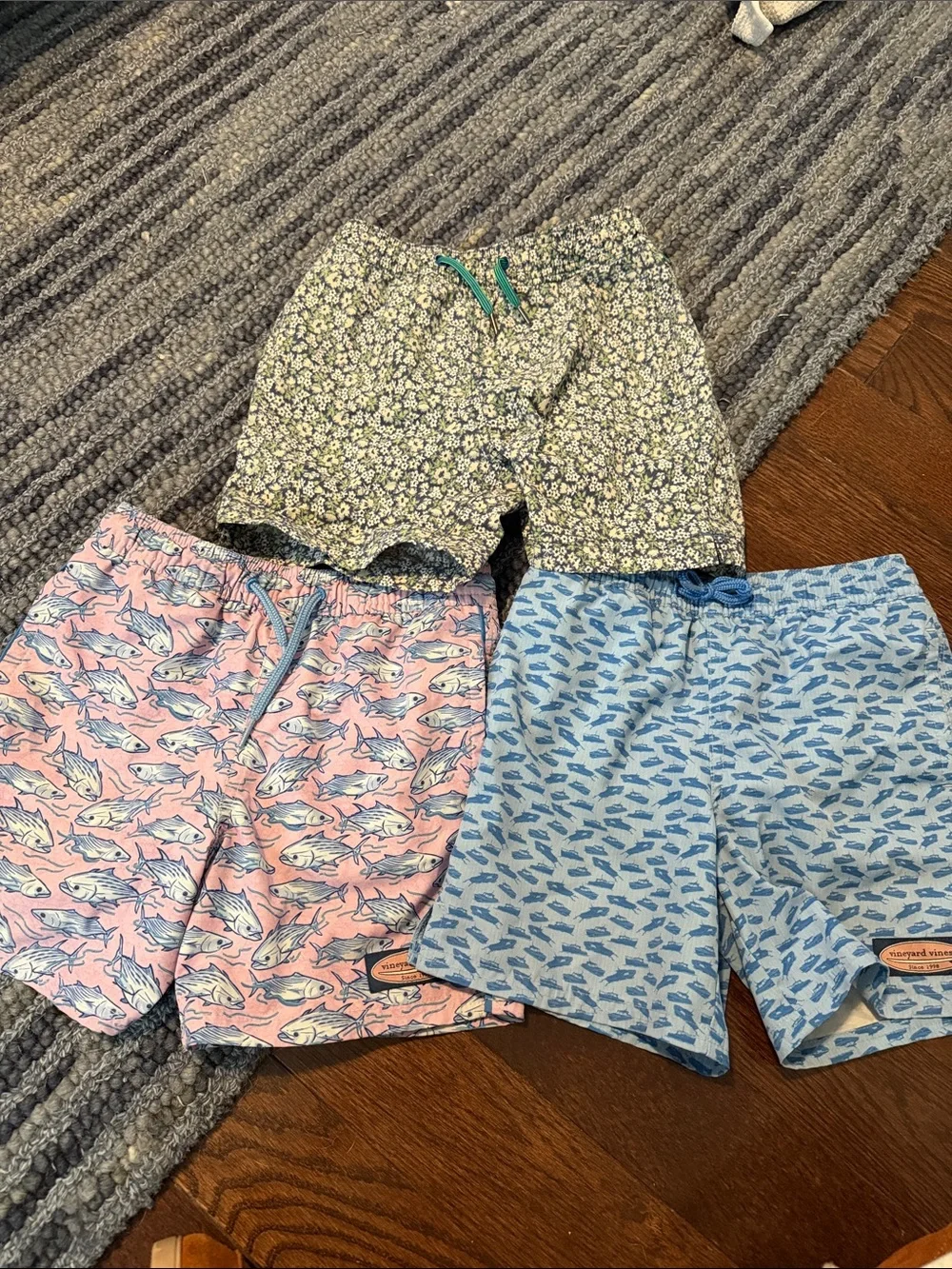 Vineyard Vines Kids Swim Trunks - Pink, Blue, Green